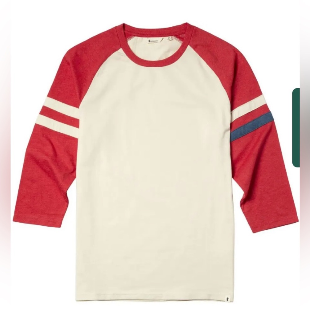 Men’s Cotopaxi 3/4 SleeveJuego Raglan Tan and Red T-Shirt